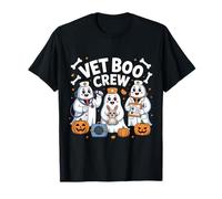 Vet Boo Crew Cute Halloween Ghost Pet Doctor Pumpkin T-Shirt