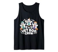 Vet Boo Crew Cute Halloween Ghost Pet Doctor Pumpkin Tank Top