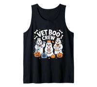 Vet Boo Crew Cute Halloween Ghost Pet Doctor Pumpkin Tank Top