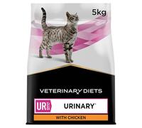 Vet Diet UR Urinary Dry Cat Food Chicken 5kg - a Complete Dietetic Food for Mature Felines, Helping With the Dissolution and Reduction of Urinary Stones