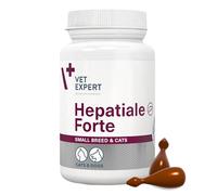 Vet Expert Hepatiale Forte Small Breed and Cats - Liver Support Supplement With Milk Thistle - 40 Twist-Off Capsules