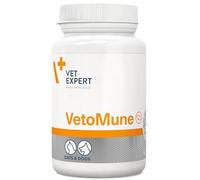 Vet Expert VetoMune Immune Support Supplement for Cats & Dogs - Boosts Natural Defences, Aids Recovery, 60 Capsules