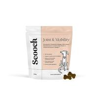 Vet Formulated Scooch Joint & Mobility Supplement Chews For Dogs To Protect Joints & Hips | Ease Stiffness & Pain | Premium, Natural, Human Grade, Hypoallergenic | Approx 60 Crunchy Chews