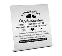 Vet Gifts for Women Men Home Office Desk Sign Gifts for Veterinarian Animal Rescue Gift Veterinarian Appreciation Gifts Plaque Sign Desk Decor Birthday Graduation Gift for Veterinarian Assistant