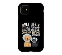 Vet Life Cone Of Shame Appears Case for iPhone 11