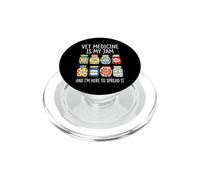 Vet Medicine Is My Jam Cute Watercolor Jars PopSockets PopGrip for MagSafe