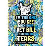 Vet Receptionist Coloring Book: A Funny Vet Receptionist Gift Idea