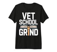 Vet School Grind Veterinary Student Study Premium T-Shirt