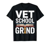 Vet School Grind Veterinary Student Study T-Shirt