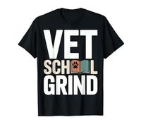 Vet School Grind Veterinary Student Study T-Shirt