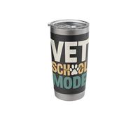 Vet School Mode Veterinary Student Study Hustle Stainless Steel Insulated Tumbler