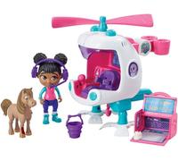 Vet Squad Robin Helicopter-Air Adventure 3 Inch Articulated Vet Figure with Veh