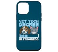 Vet Tech Degree In Progress Funny Veterinary Technician Case for iPhone 12 mini