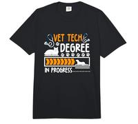Vet Tech Degree in Progress Funny Veterinary Technician Comfort Colors Adult Heavyweight T-Shirt