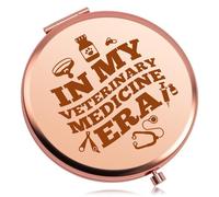 Vet Tech Gift Veterinarian Compact Mirror Appreciation Gifts for Veterinarian Christmas Birthday Present for Doctor Veterinary Medicine Graduation Gift Pocket Makeup Mirror Nurse Assistant Gifts