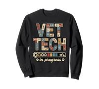 Vet Tech In Progress Veterinary Student Animal Care Sweatshirt