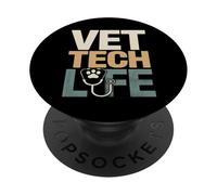 Vet Tech Life Veterinary Technician Week Pride PopSockets Adhesive PopGrip