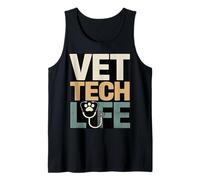 Vet Tech Life Veterinary Technician Week Pride Tank Top