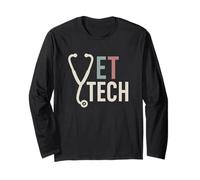 Vet Tech Veterinarian Squad Veterinary Receptionist Long Sleeve T-Shirt