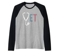 Vet Tech Veterinarian Squad Veterinary Receptionist Raglan Baseball Tee
