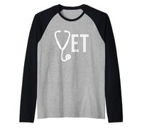 Vet Tech Veterinarian Squad Veterinary Receptionist Raglan Baseball Tee