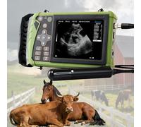 Vet Ultrasound Machine For Pregnancy Veterinary Ultrasound Scanner, Portable Handheld Vet Scanner, 3.5Mhz Waterproof Probe, For Pregnancy And Reproduction Check On Farm(Machine+rectal probe)