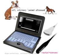 VET Veterinary CE Notebook Laptop Ultrasound Scanner+rectal linear probe+Convex