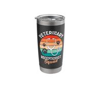 Vet Veterinary Clinic Design for a Vet Receptionist Squad Stainless Steel Insulated Tumbler
