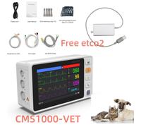 VET Veterinary ETCO2 Patient Monitor ICU Vital Signs 6 Parameter Capnograph New