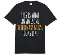 Vet Week This is What an Awesome Veterinary Nurse Looks Like Comfort Colors Adult Heavyweight T-Shirt