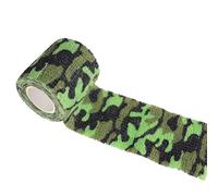 Vet Wrap Self Adhesive Bandage 2 Inch Self Adherent Cohesive Bandages for Pets First Aid Elastic Bandage for Sports Stretch Tape for Wrist Ankle, Camouflage Self Adhesive Bandage Tape Swamp Camouflage