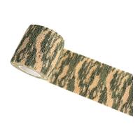 Vet Wrap Self Adhesive Bandage 2 Inch Self Adherent Cohesive Bandages for Pets First Aid Elastic Bandage for Sports Stretch Tape for Wrist Ankle, Camouflage Self Adhesive Bandage Tape Grass Camouflage
