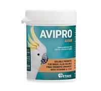 Vetark Avipro Avian ; Prebiotic and Probiotic For All Bird Species ; Supports Digestive Health and Stress ; Easy to give ; 100g powder