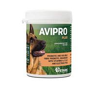 Vetark Avipro Plus, Prebiotic and Probiotic Supplement For Dogs, Supports Digestive Health and Stress, Easy to administer, 100g