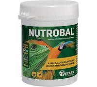Vetark Nutrobal - a calcium balancer & multivitamin supplement to help bone growth in snakes, lizards & tortoises. Available in 2 sizes (100g)
