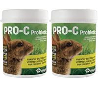 Vetark Pro-C Probiotic 100g Powder - Prebiotic & Probiotic With Added Vitamins For Rabbits & Other Small Mammals (Pack of 2)