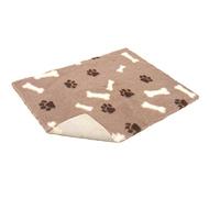 Vetbed Dog and Cat Bedding, Mink with Cream Bones