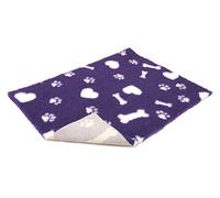 Vetbed Dog and Cat Bedding, Purple with White Hearts