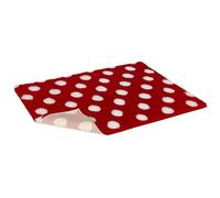 Vetbed Dog and Cat Bedding, Red with White Polka Dot