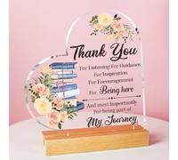 Vetbuosa Best Teacher Gifts-Acrylic Plaque, Appreciation Gifts,Retirement Gifts for, Thank You Gifts, Graduation Birthday Thanksgiving Presents Leaving