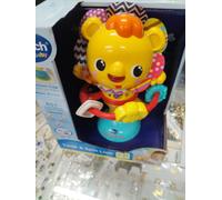 VTech Twist and Spin Lion, Music Toy for Sensory Play, Educational Toys for Kids, Baby Interactive Toy with Lights and Songs, Suction Cup, Suitable for Boys and Girls 6 Months +, English Version