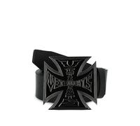 VETEMENTS cross-logo belt - Black 100-105