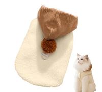 Vêtements d'Hiver Pour Chien en Laine d'Agneau, Tenue Chaude Avec Chapeau, Confort Doux Pour Automne et Hiver, Tailles S M L, Adapté Petits Chiens 1.5 à 5.5 kg