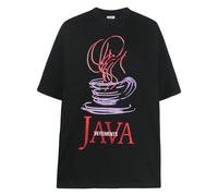VETEMENTS Java logo-embroidered T-shirt - Black M