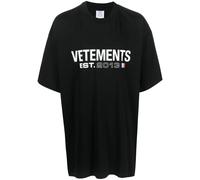 VETEMENTS logo-print T-shirt - Black M