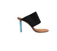 Vetements Preloved Lighter-Heel Mules In Black Stretch-Canvas Black