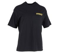 Vetements Preloved Logo Metal Print Oversized T-Shirt In Black Cotton Black