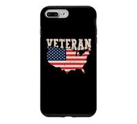 Veteran American Flag Funny Veterans Day US Patriotic Army Case for iPhone 7 Plus/8 Plus