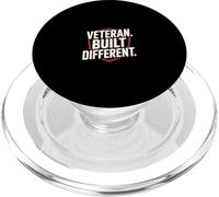 Veteran Built Different Military Service Pride PopSockets PopGrip for MagSafe