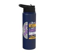 Veteran Cancer Survivor Stainless Steel Insulated Water Bottle